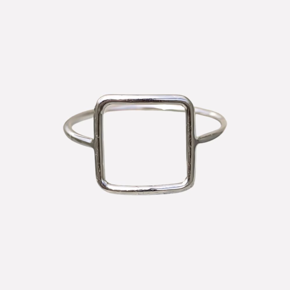 anillo cuadrado