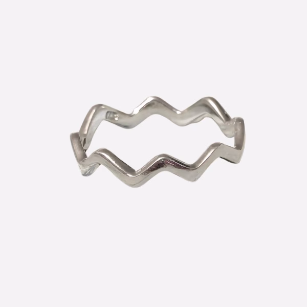 anillo zic zag