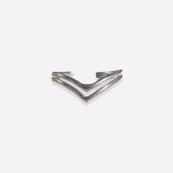 anillo pie doble v