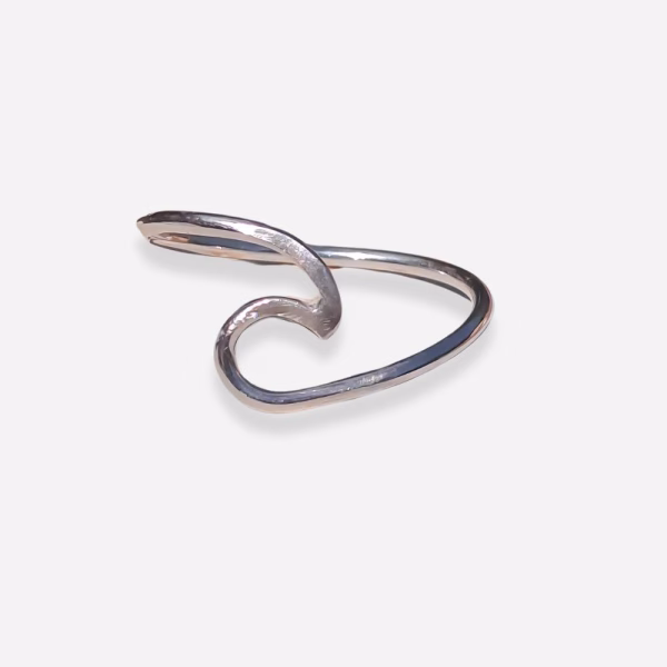 anillo serpiente cola de espiral