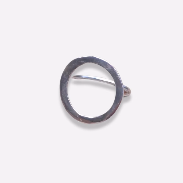 anillo serpiente cola de espiral