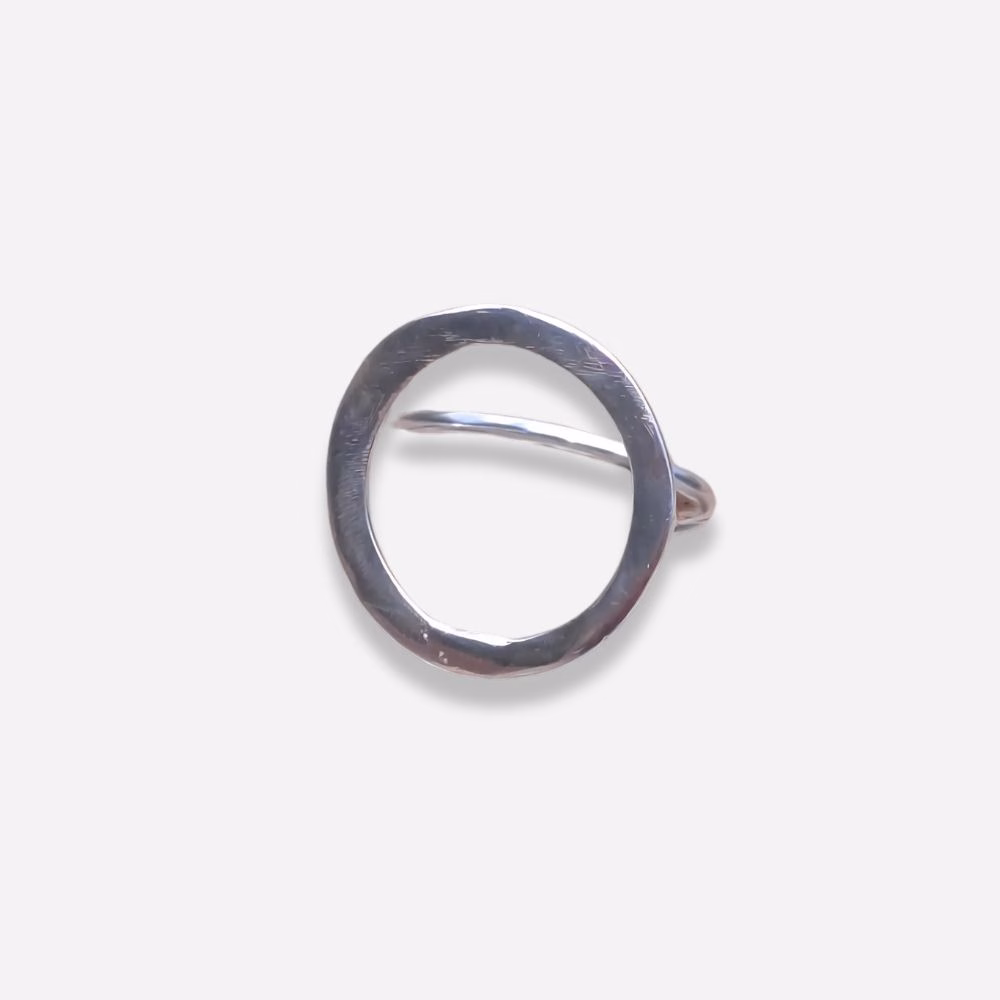 anillo serpiente cola de espiral