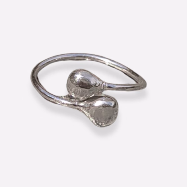 anillo doble bola