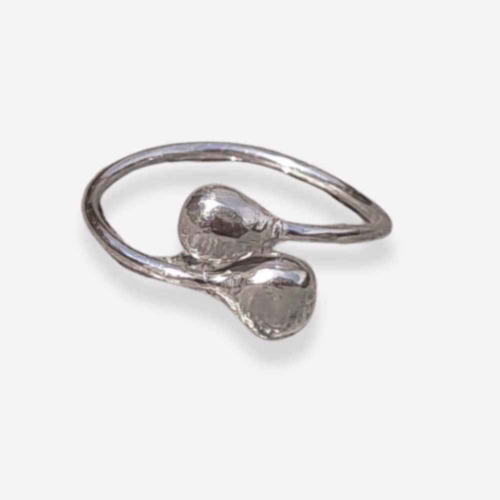 anillo doble bola