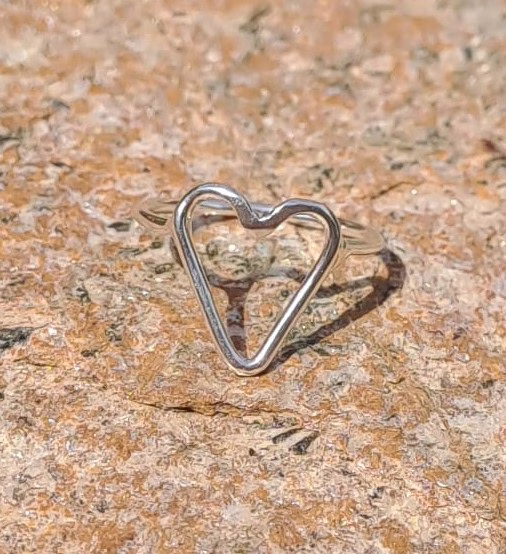 anillo corazon